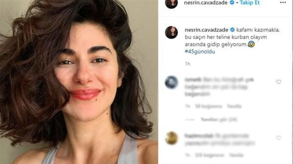 Nesrin Cavadzadenin kuaför sevinci