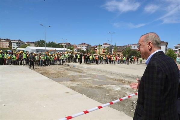 Cumhurbaşkanı Erdoğan, salgın hastanelerini inceledi