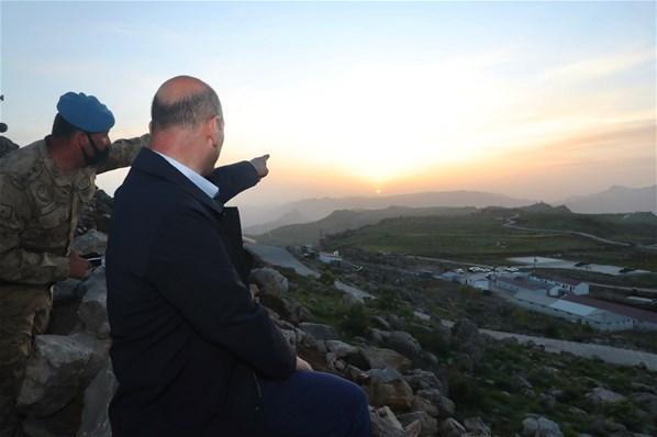 Cumhurbaşkanı Erdoğan, Namaz Dağı üs bölgesindeki askerlerin bayramını kutladı
