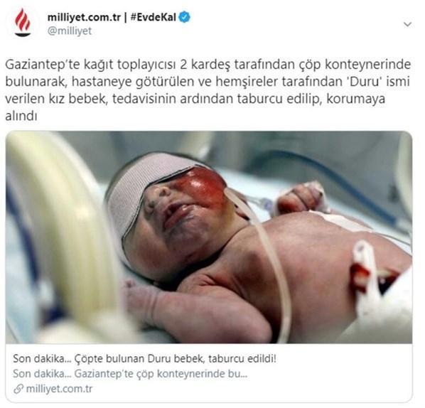 Türkiye Duru bebeği konuşuyor