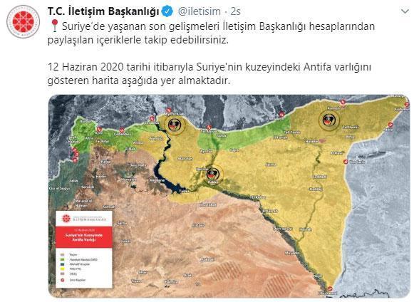 İletişim Başkanlığı paylaştı Haritadaki yeri ilk defa gösterildi