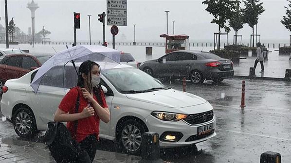 İstanbuldaki fırtına sırasında korku dolu anlar Muhabir kanlar içinde kaldı