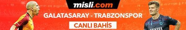 Galatasaray - Trabzonspor maçının heyecanı Tek Maç ve Canlı Bahis seçenekleriyle Misli.com’da