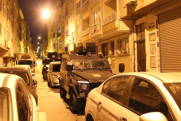 İstanbulda terör operasyonu, çok sayıda gözaltı