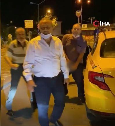 İstanbul’un göbeğinde taksici rezaleti