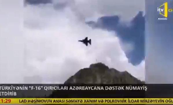 Azerbaycan kanalı duyurdu: Türk F-16ları Ermenistan sınırında