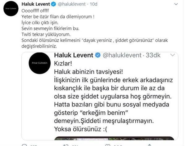Haluk Leventin, Pınar Gültekin öldürülmesinin ardından kadınlara verdiği tavsiye tepki çekti
