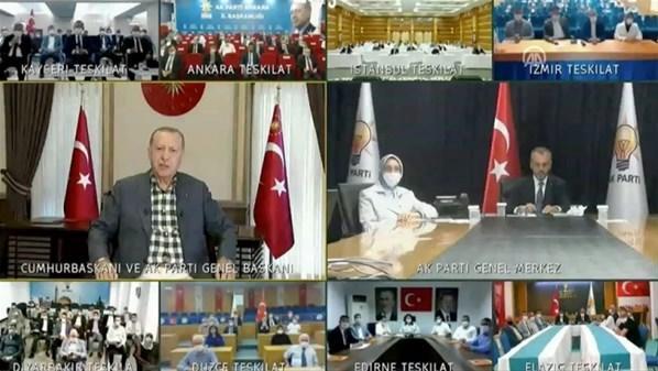 Ak Partide bayramlaşma Cumhurbaşkanı Erdoğandan flaş Ayasofya açıklaması