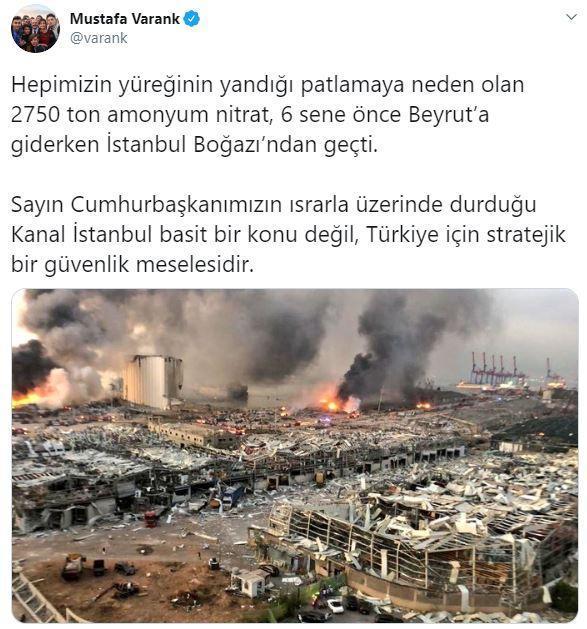 Bakan Varanktan flaş açıklama 6 sene önce İstanbul Boğazından geçti