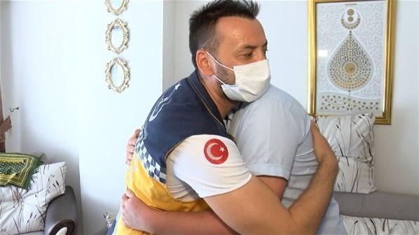 Otobüs kazasında hafızalara kazınan karenin iki kahramanı tekrar bir araya geldi