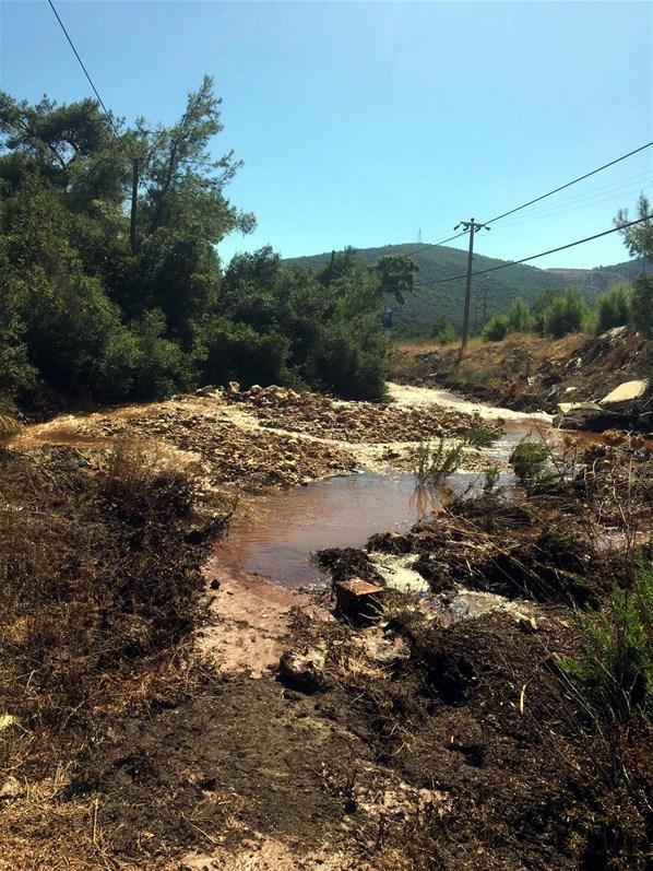 Bodrumda yine su borusu patladı 36 saat su yok