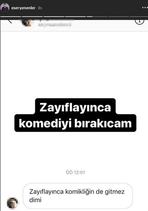 Zayıflayınca komediyi bırakacağım