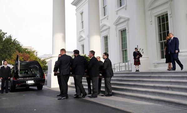Başkan Trump’ın kardeşine Beyaz Saray’da özel cenaze töreni