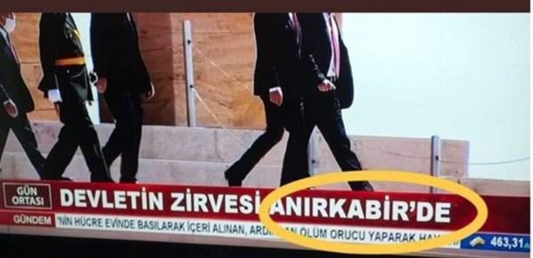 Akitin Anırkabir altyazısına büyük tepki İnceleme başlatıldı