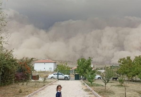 Ankara Polatlıda toz fırtınası Sarı alarm verildi, sakın dışarı çıkmayın