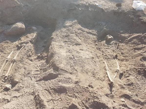 Diyarbakır surlarında Orta Çağa ait insan iskeletleri bulundu
