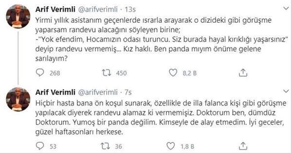 Arif Verimlinin Kırmızı Oda paylaşımı olay oldu