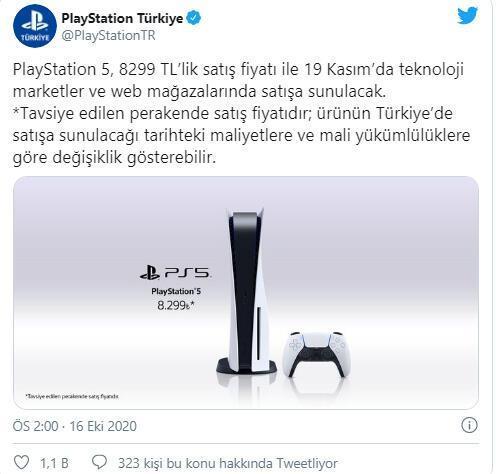 PlayStation 5in Türkiye fiyatı belli oldu