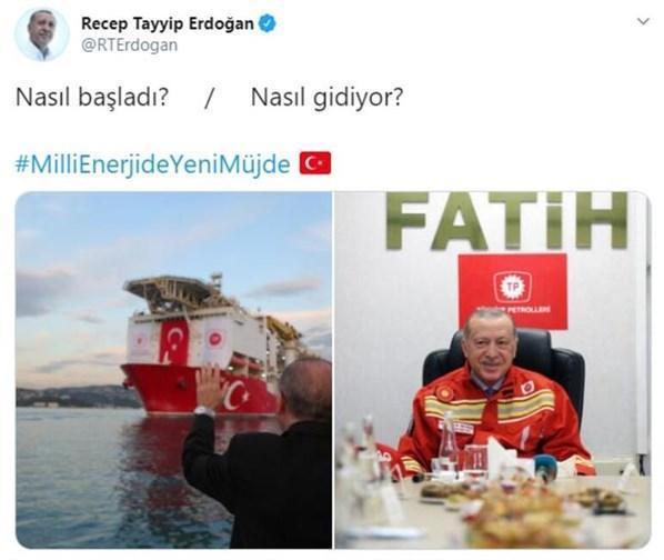 Cumhurbaşkanı Erdoğandan Fatih paylaşımı