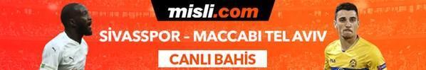 Sivasspor - Maccabi Tel Aviv maçı Tek Maç ve Canlı Bahis seçenekleriyle Misli.com’da