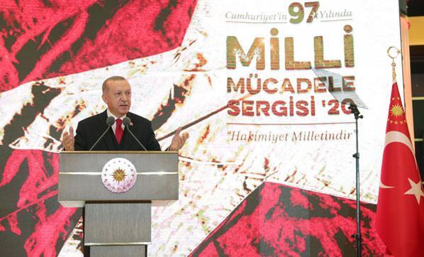 Cumhurbaşkanı Erdoğandan Mili Mücadele mesajı