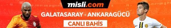 Galatasaray - Ankaragücü maçı Tek Maç ve Canlı Bahis seçenekleriyle Misli.com’da