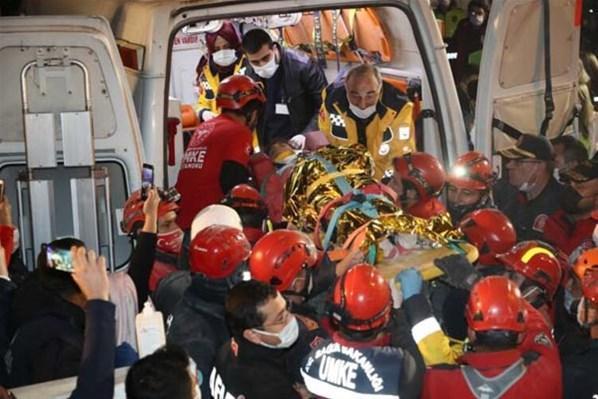 İzmirdeki depremin 58. saatinde bir mucize