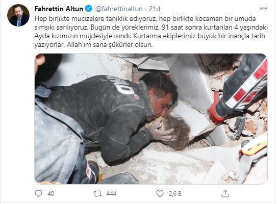 91. saatte büyük mucize 3 yaşındaki Ayda enkazdan sağ kurtarıldı Enkaz altında parmak oyunu...