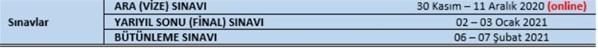 AÖF sınavları ne zaman Açıköğretim güz dönemi sınavı nasıl olacak İşte AÖF, ATA AÖF, AUZEF sınav tarihleri
