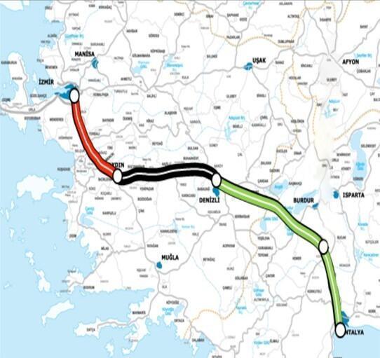 Aydın-Denizli Otoyolu temeli atıldı Süre 1 saat 15 dakikaya düşecek