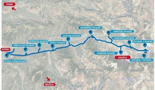 Aydın-Denizli Otoyolu temeli atıldı Süre 1 saat 15 dakikaya düşecek