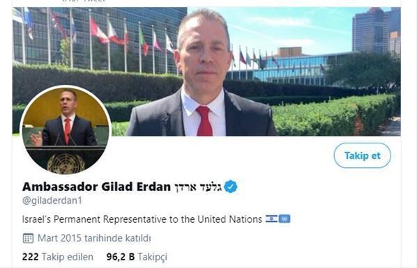 FETÖcü Enes Kanter ile fotoğraf çektiren İsrailin BM temsilcisine tepki yağdı