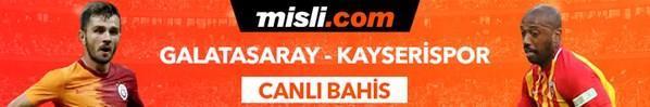 Galatasaray - Kayserispor maçı Canlı Bahis seçenekleriyle Misli.com’da