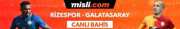 Rizespor - Galatasaray maçı Tek Maç ve Canlı Bahis seçenekleriyle Misli.com’da