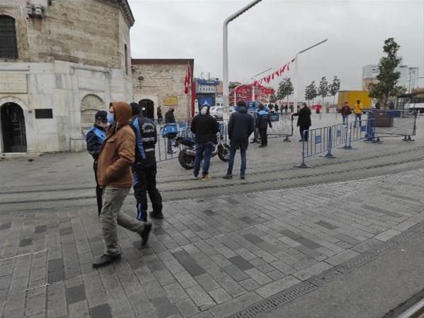 İstiklal Caddesinde 7 bin kişi sınırlaması Bugün başladı...