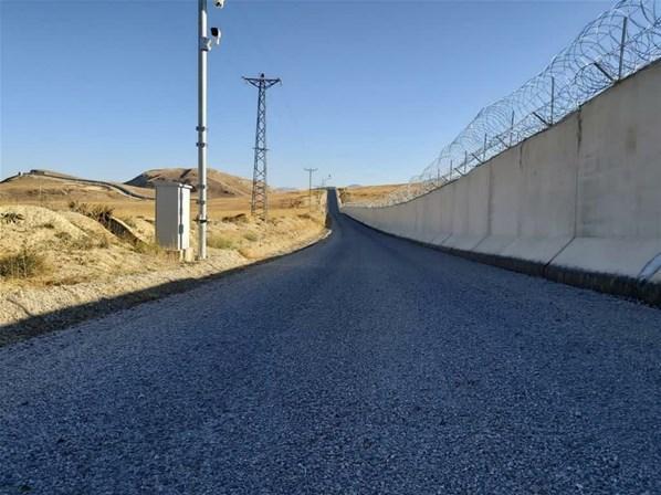 Ağrı-İran sınırında güvenlik duvarı çalışması bugün tamamlandı