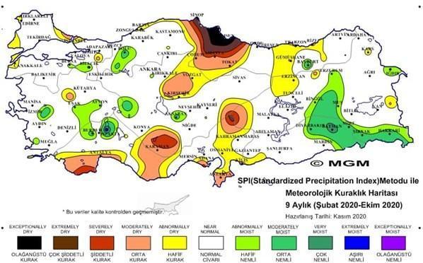Türkiye için flaş kuraklık uyarısı Görüntü korkunç, harita giderek kararıyor...
