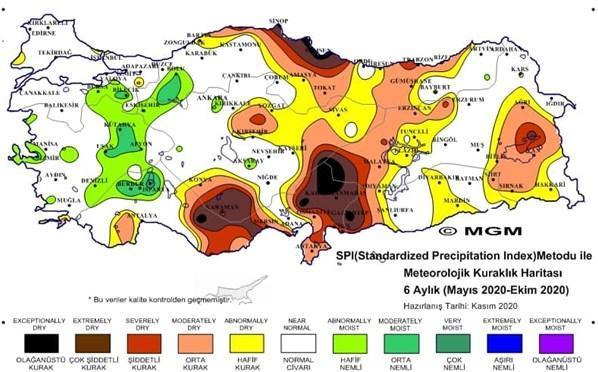 Türkiye için flaş kuraklık uyarısı Görüntü korkunç, harita giderek kararıyor...