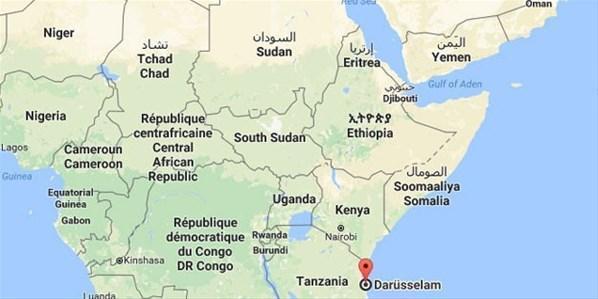 Darüsselam nerede Tanzanya Darüsselam’ın haritadaki konumu…