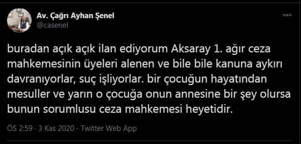 Mahkeme heyetine sosyal medyadan tepki gösteren avukata soruşturma