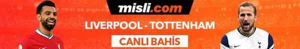 Liverpool - Tottenham maçı Tek Maç, Canlı Bahis seçenekleriyle Misli.comda