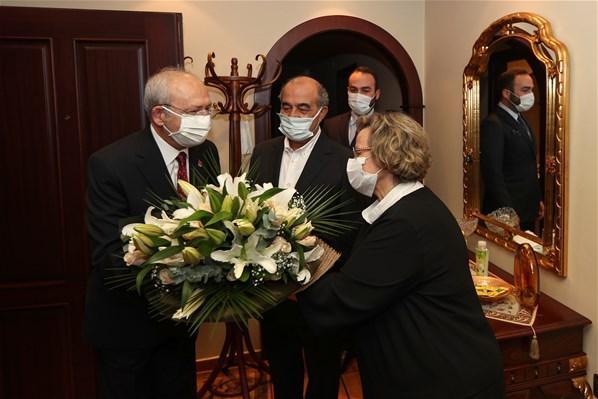CHP Genel Başkanı Kılıçdaroğlu, Seval Türkeşi ziyaret etti