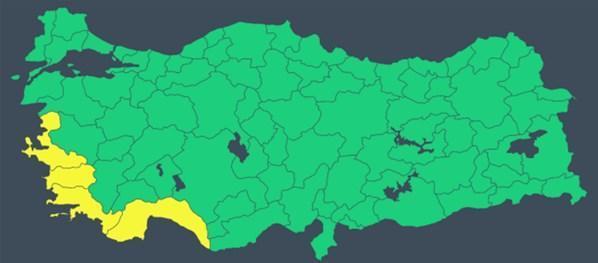 Meteoroloji illeri sıralayıp tek tek uyardı Kuvvetli olacak