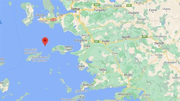 İzmirde de hissedilen bir deprem meydana geldi