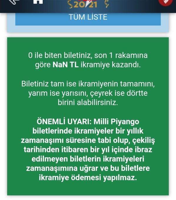 Nan TL ikramiye ne demek 2021 Milli Piyango Nan TL ikramiye kazandı ne demek