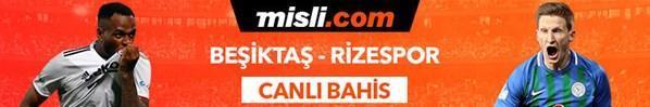 Beşiktaş - Çaykur Rizespor maçı Tek Maç ve Canlı Bahis seçenekleriyle Misli.com’da