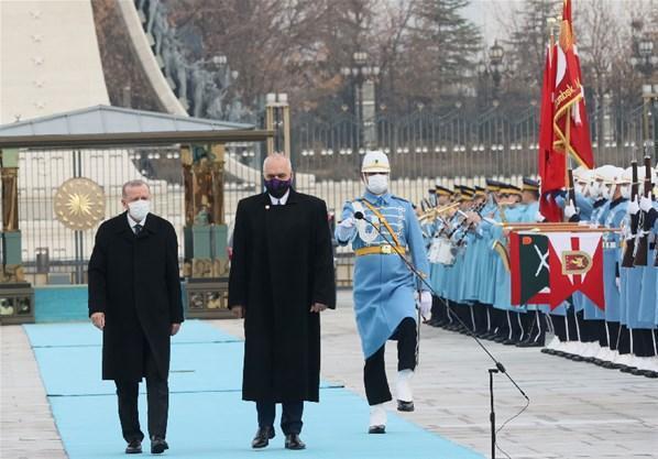 Cumhurbaşkanı Erdoğan, Arnavutluk Başbakanı Ramayı kabul etti
