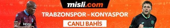 Trabzonspor - Konyaspor maçı Tek Maç ve Canlı Bahis seçenekleriyle Misli.com’da