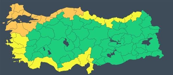Meteorolojiden turuncu uyarı İstanbul ve çok sayıda kent...