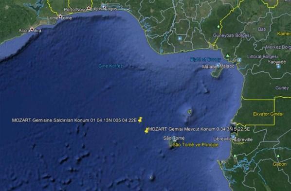 Atlas Okyanusu’nda Türk gemisine korsan saldırısı